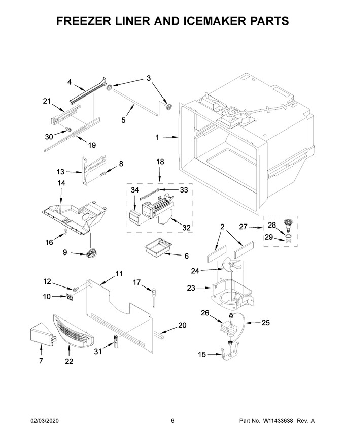 Diagram for WRF540CWHZ03