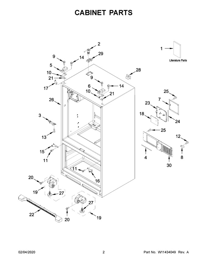 Diagram for WRF550CDHZ03