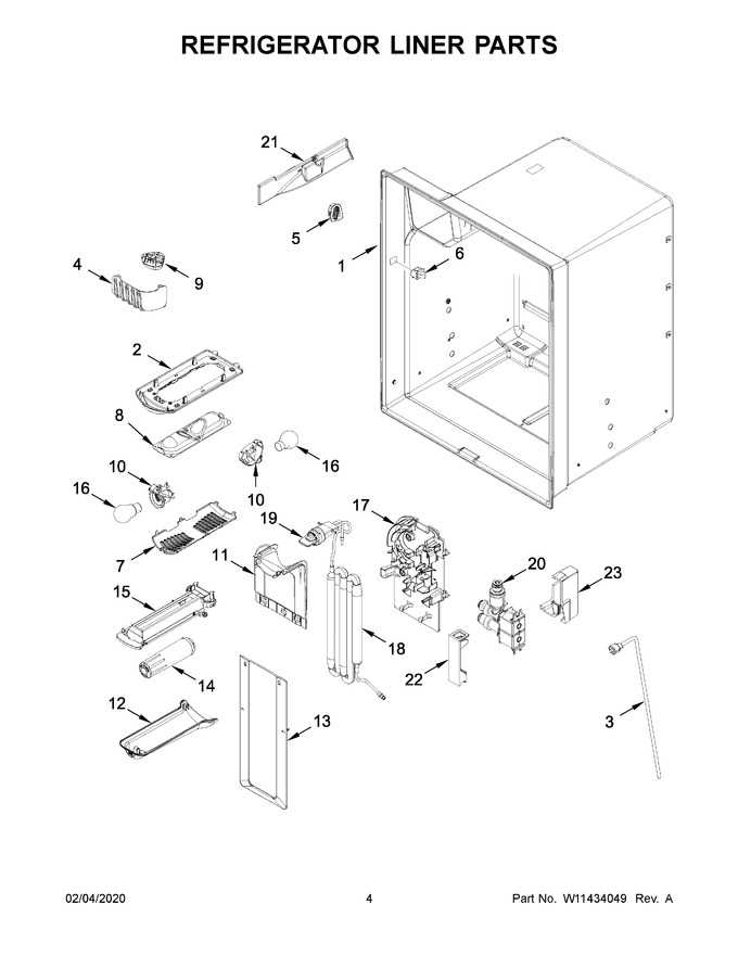 Diagram for WRF550CDHZ03