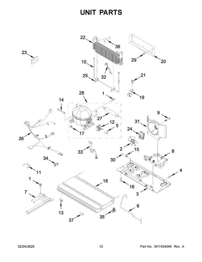 Diagram for WRF550CDHZ03