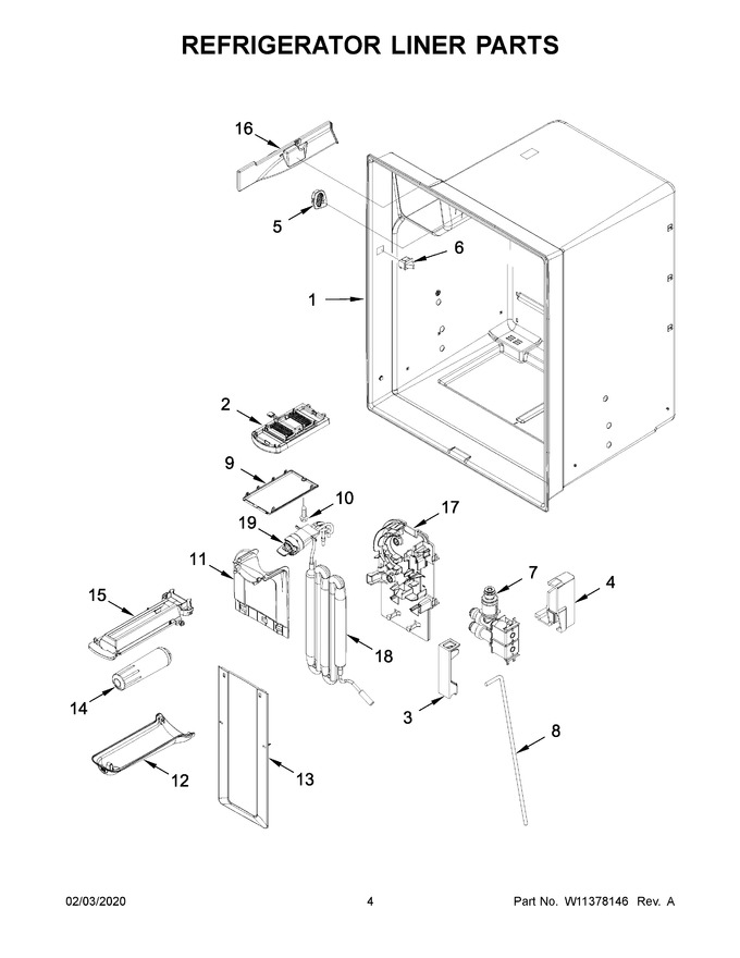 Diagram for WRF555SDFZ11