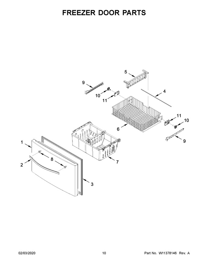 Diagram for WRF555SDFZ11