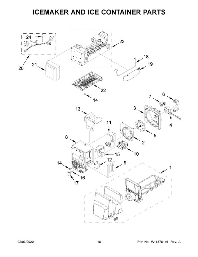 Diagram for WRF555SDFZ11