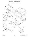 Diagram for 04 - Freezer Liner Parts