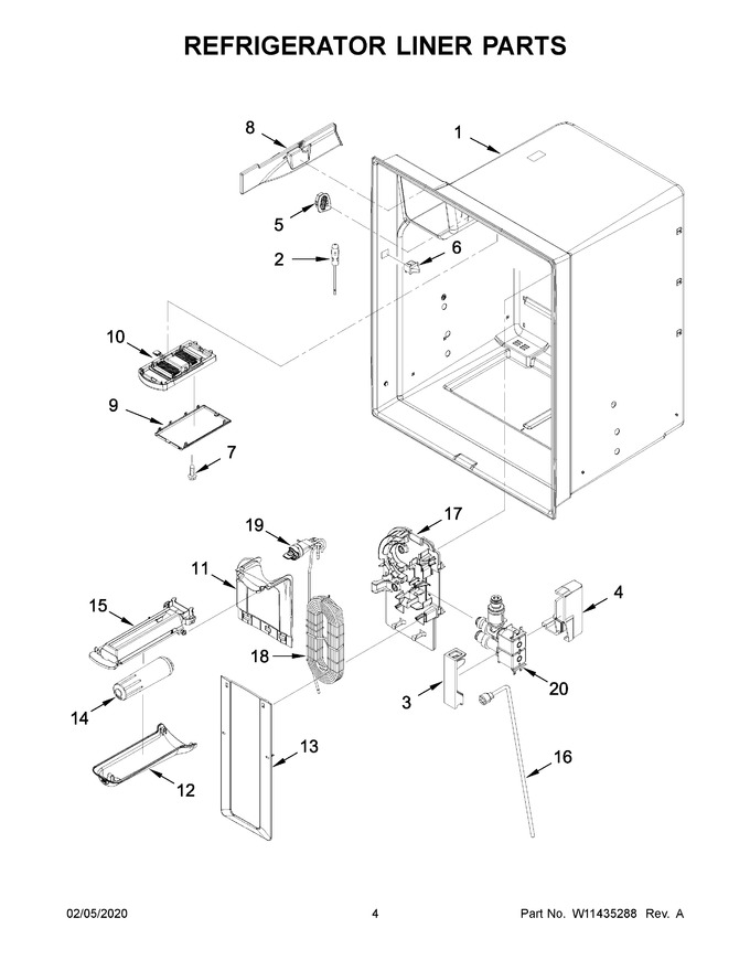 Diagram for WRF555SDHV03
