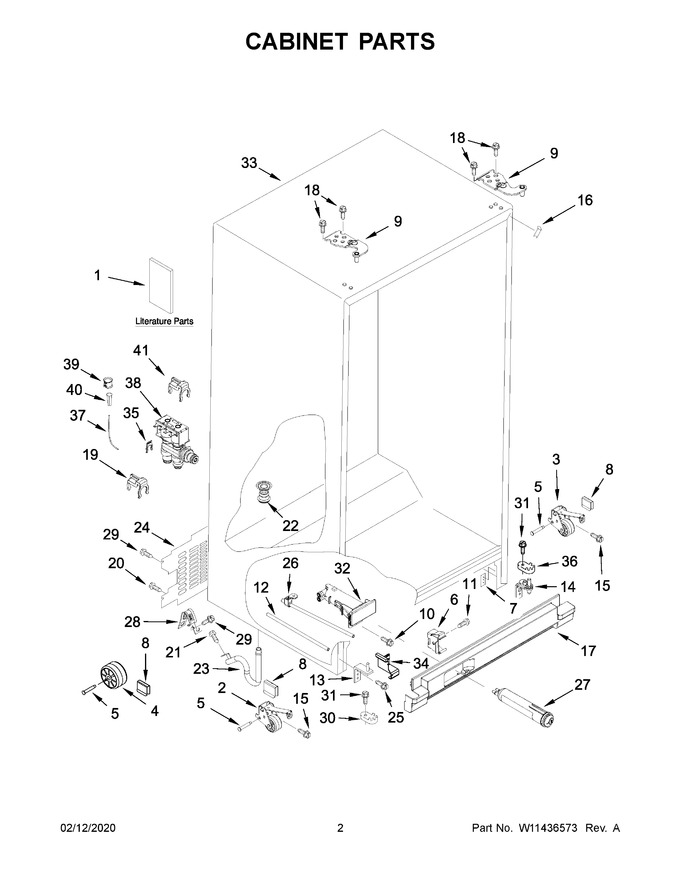 Diagram for WRS335SDHW00