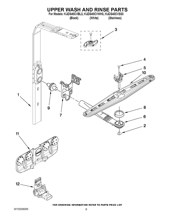 Diagram for KUDS40CVWH3