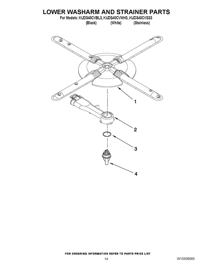Diagram for KUDS40CVWH3