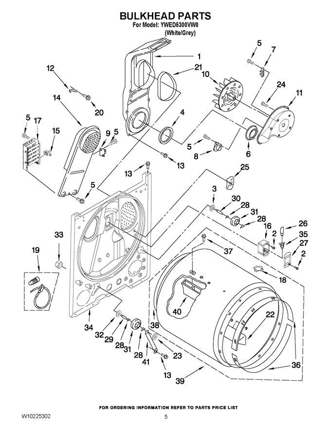 Diagram for YWED5300VW0
