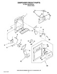 Diagram for 08 - Dispenser Front Parts