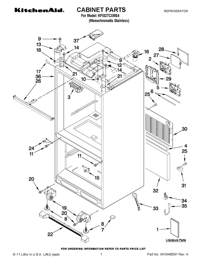 Diagram for KFIS27CXMS4