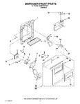 Diagram for 08 - Dispenser Front Parts