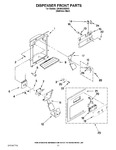 Diagram for 08 - Dispenser Front Parts