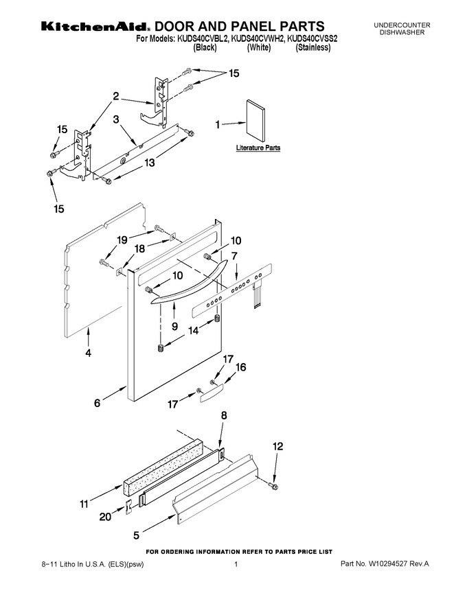 Diagram for KUDS40CVBL2