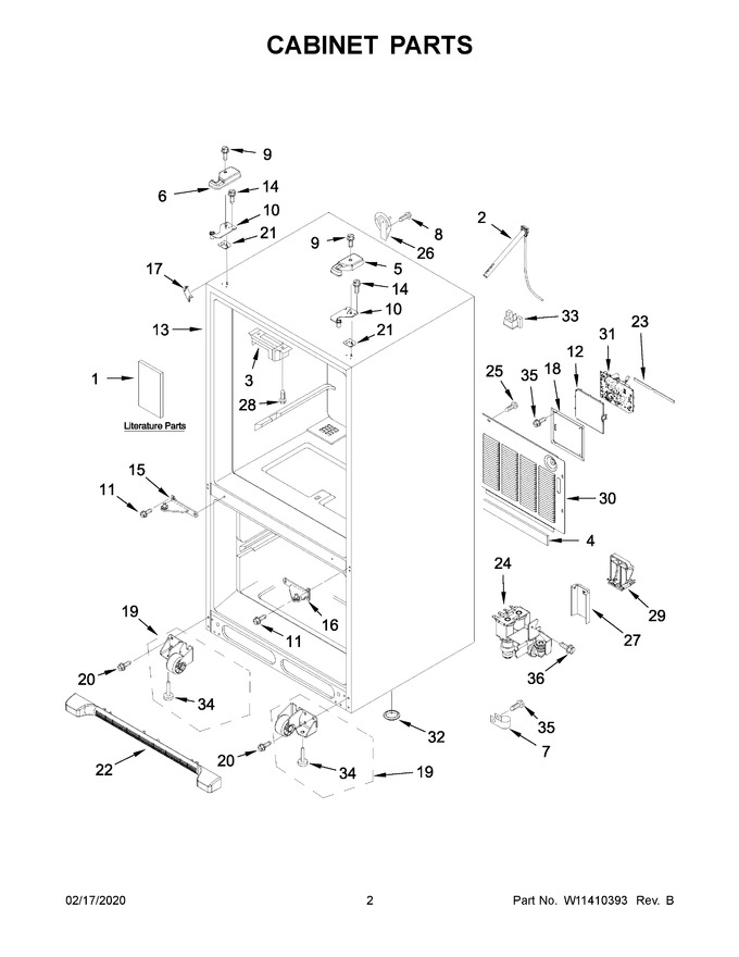 Diagram for KRFF305EWH03