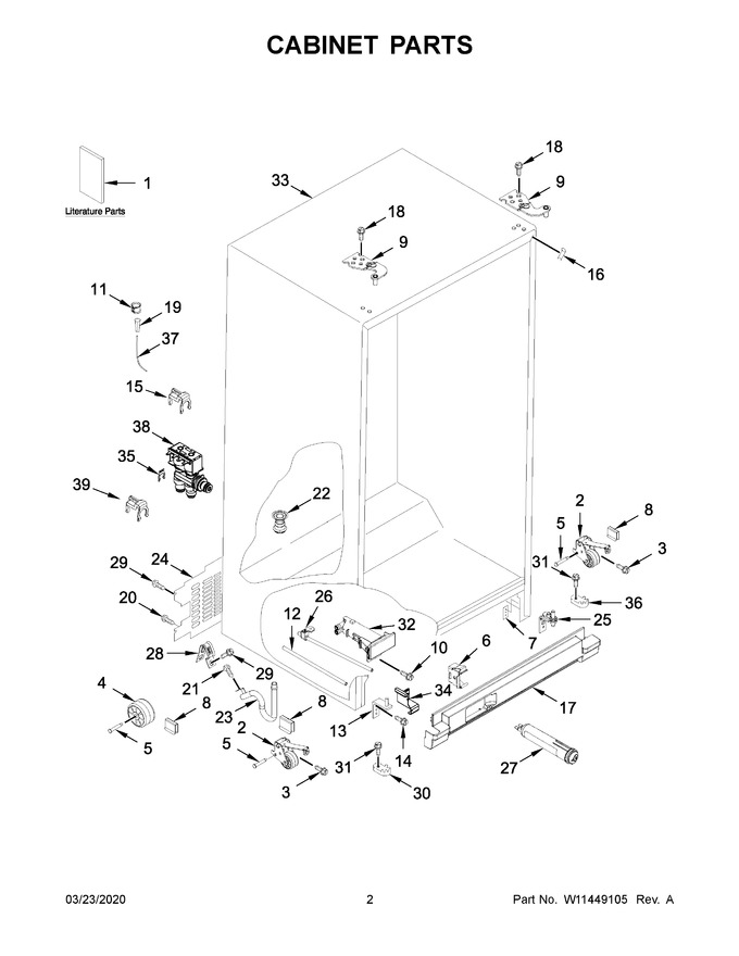 Diagram for WRS311SDHW03