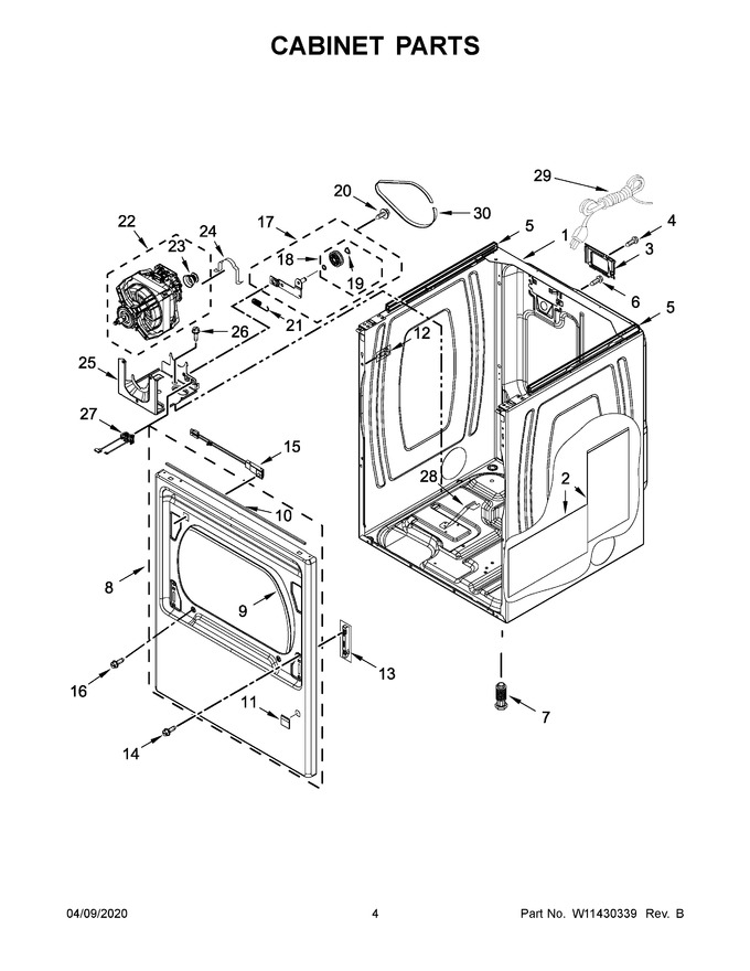 Diagram for WGD5100HW0
