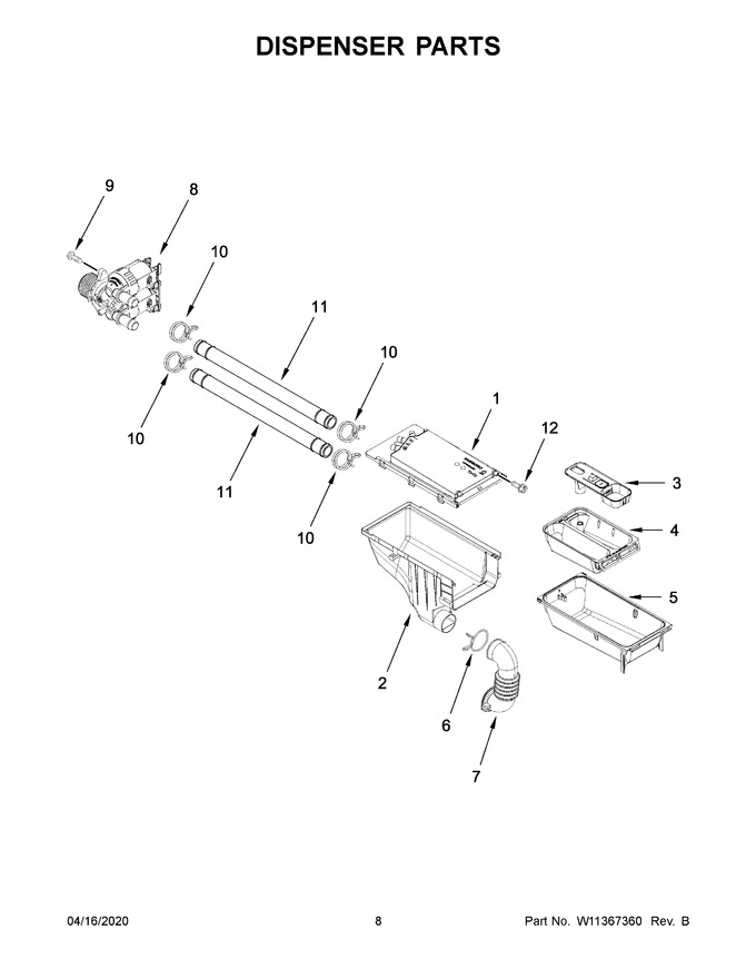 Diagram for WFW5090GW2