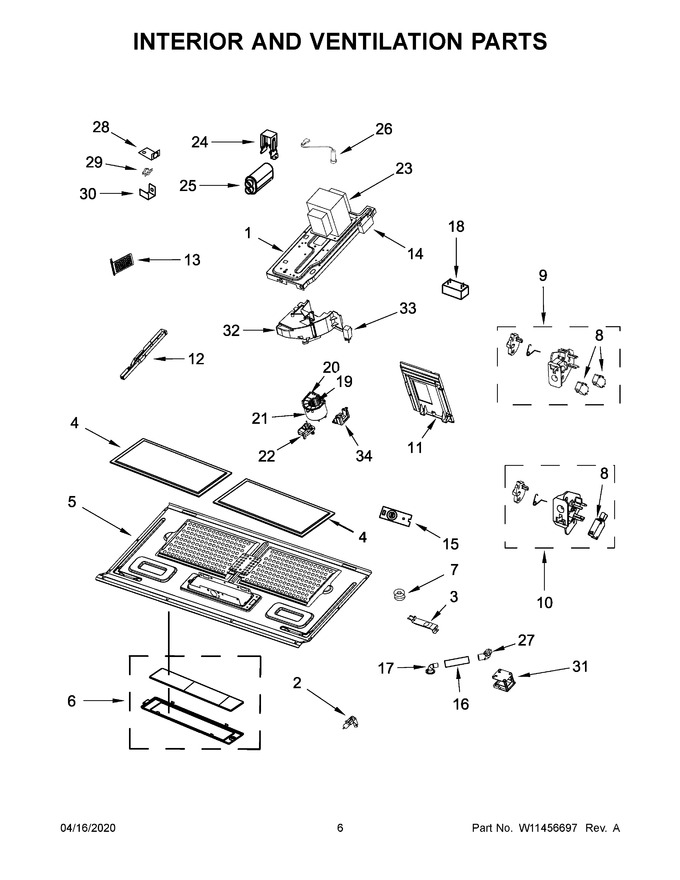 Diagram for YWMH76719CB4