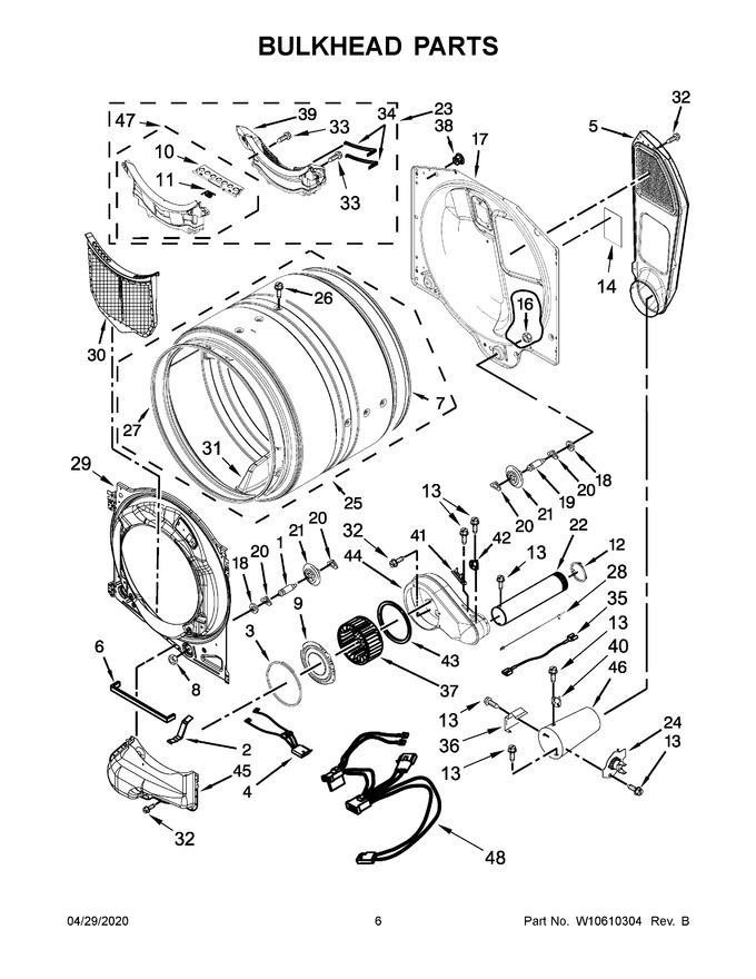 Diagram for WGD70HEBW1