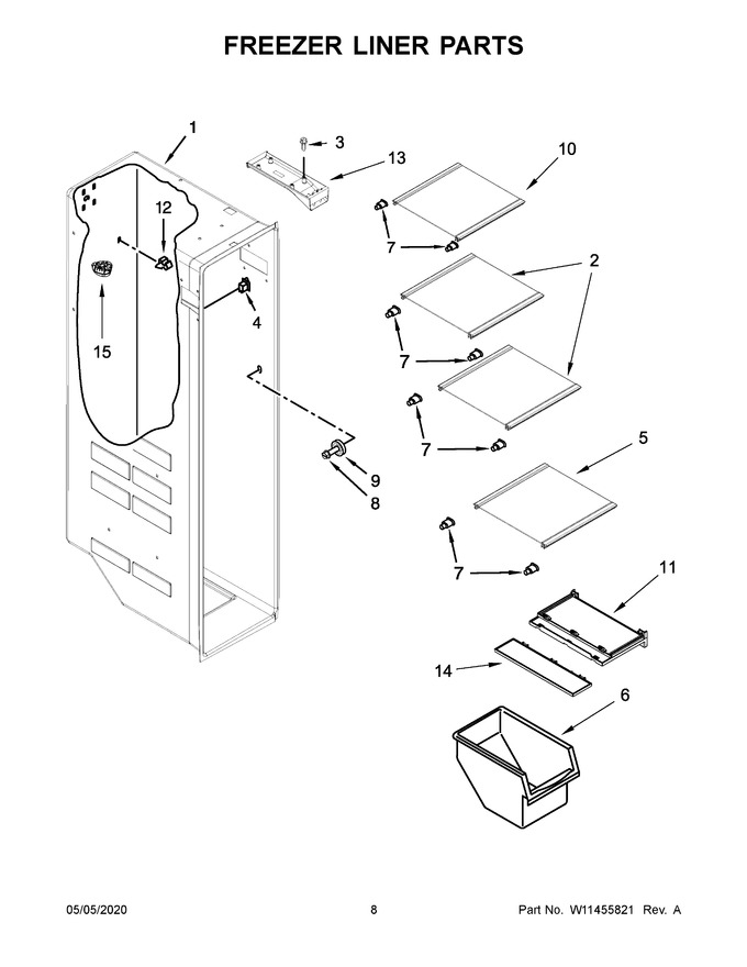 Diagram for WRS555SIHV03