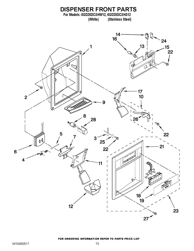 Diagram for 6GD25DCXHS12