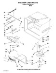 Diagram for 03 - Freezer Liner Parts