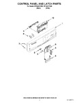 Diagram for 02 - Control Panel And Latch Parts