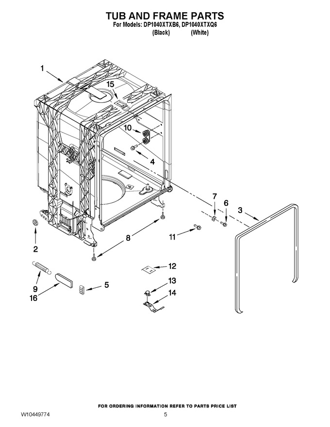 Diagram for DP1040XTXQ6