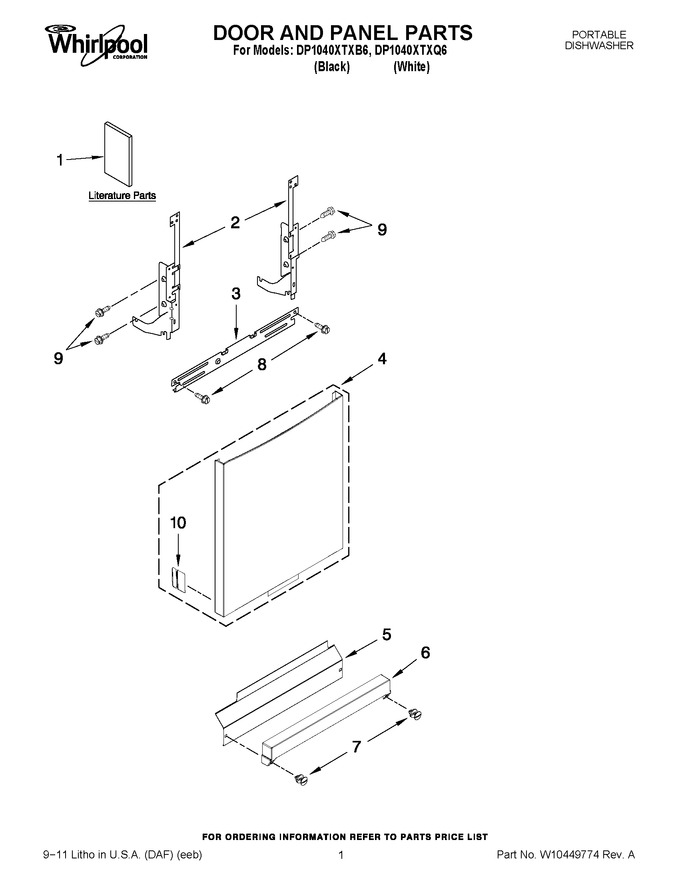 Diagram for DP1040XTXB6