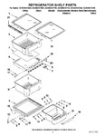 Diagram for 03 - Refrigerator Shelf Parts