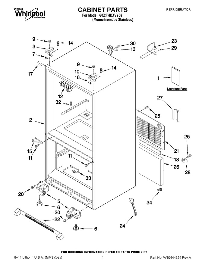 Diagram for GX2FHDXVY06