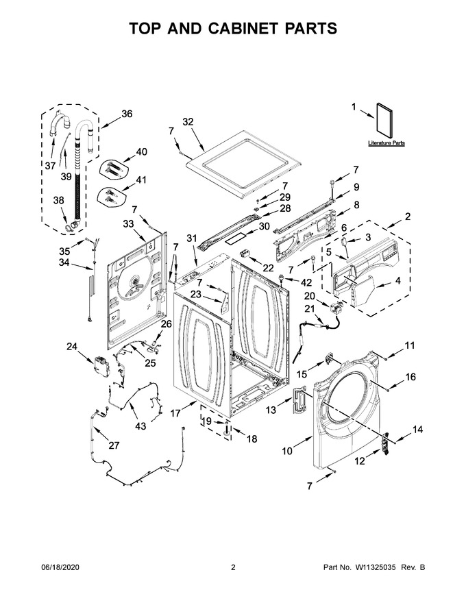 Diagram for IFW5900HW0