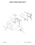 Diagram for 04 - Upper Oven Door Parts