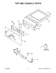 Diagram for 02 - Top And Console Parts