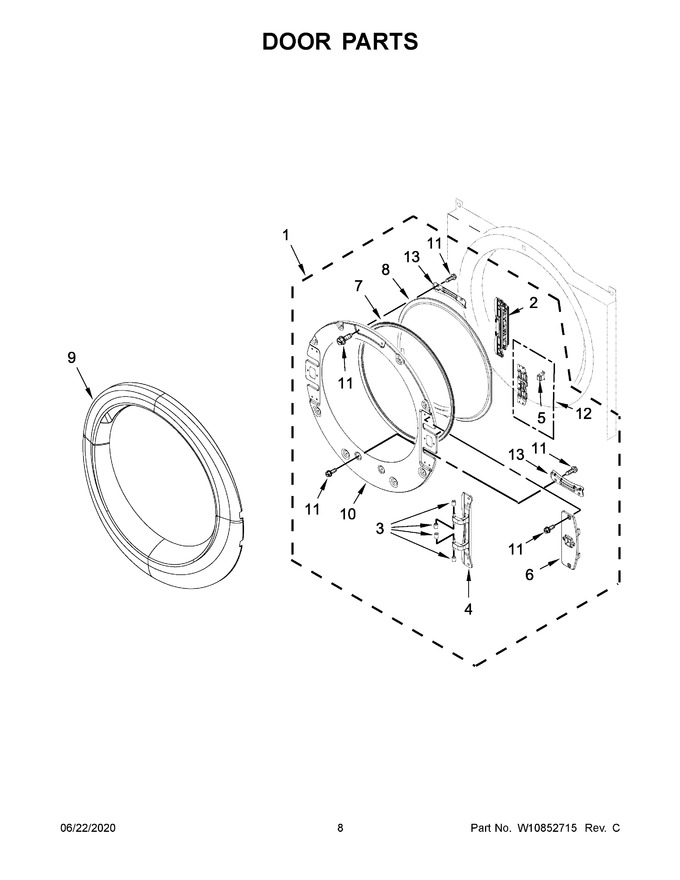Diagram for YWED81HEDW1