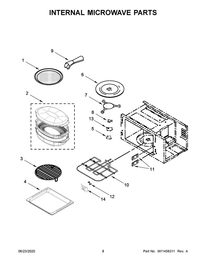 Diagram for KOCE507EWH11