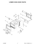 Diagram for 04 - Lower Oven Door Parts