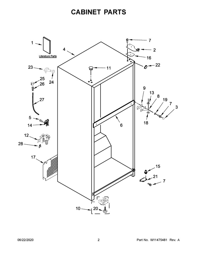 Diagram for WRT518SZKV00