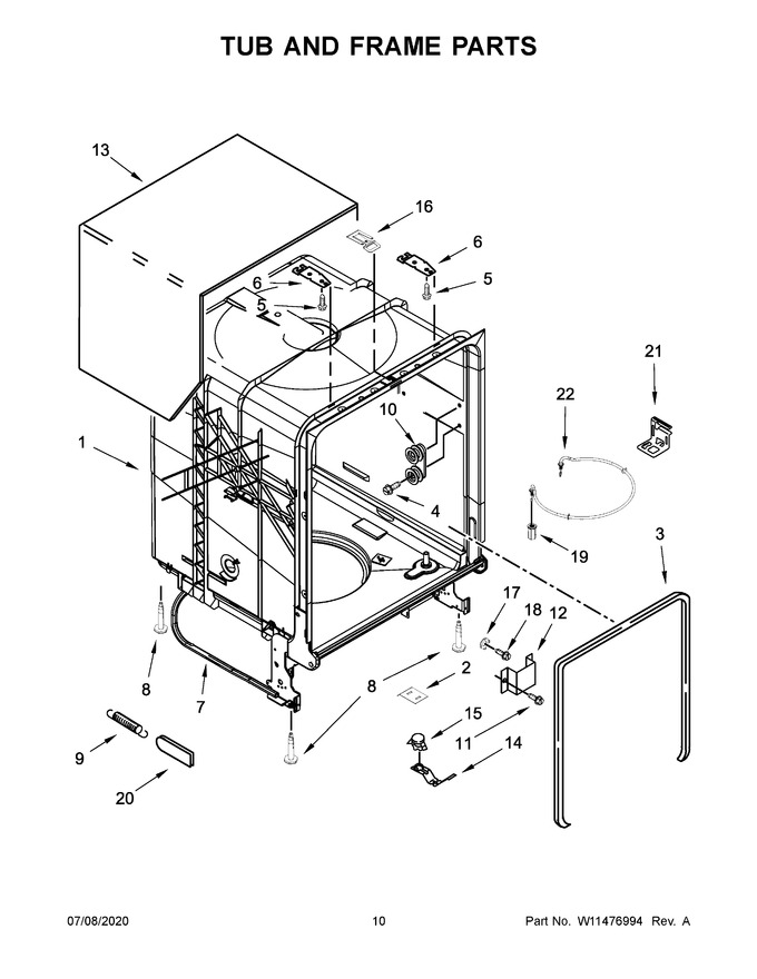 Diagram for WDT705PAKZ0