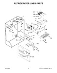 Diagram for 04 - Refrigerator Liner Parts