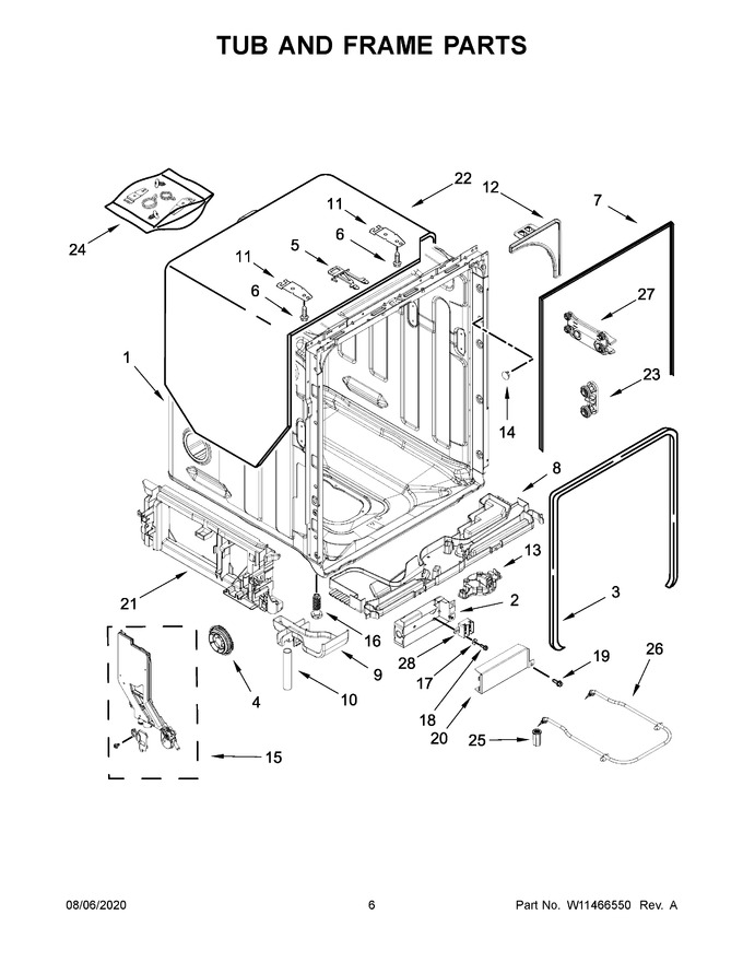 Diagram for WDTA50SAKV0