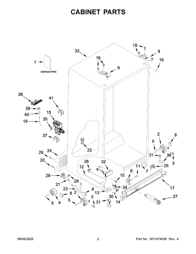 Diagram for WRS331SDHW03