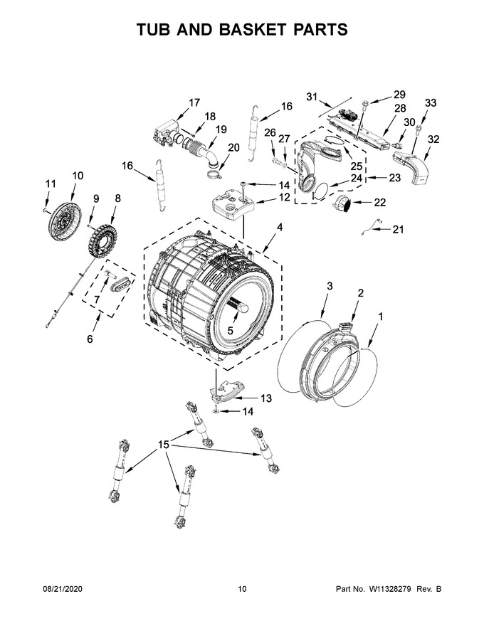 Diagram for WFC9820HW0