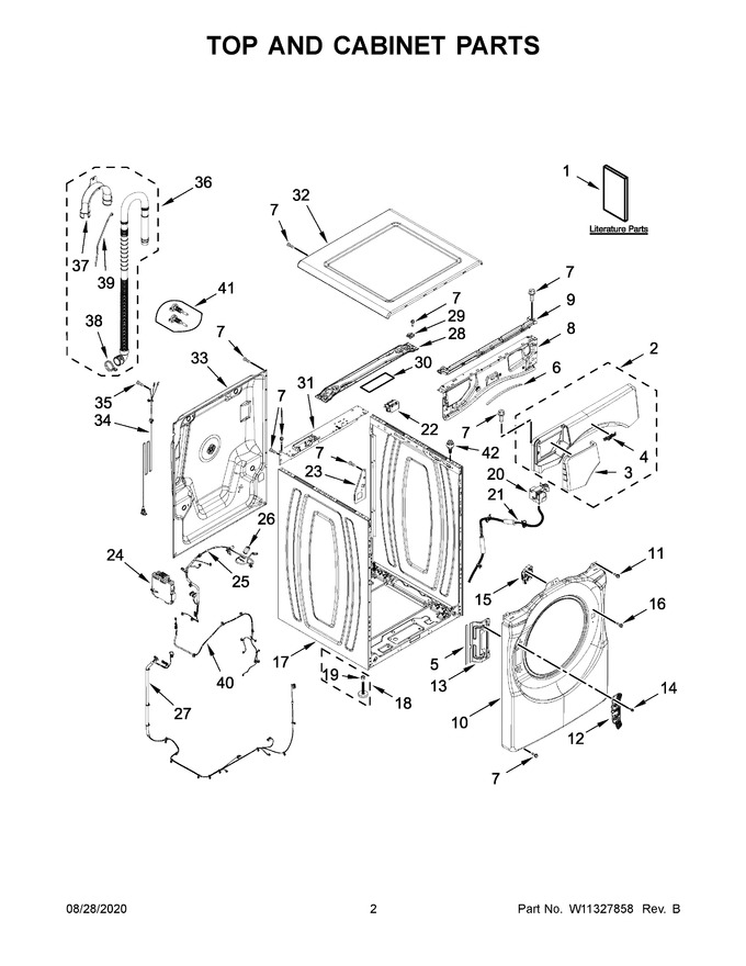 Diagram for WFW9620HBK0