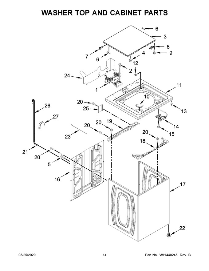Diagram for WGTLV27HW2