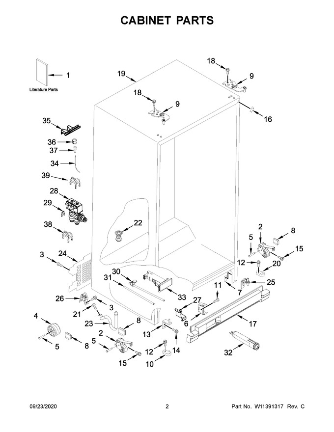 Diagram for WRS315SDHW02