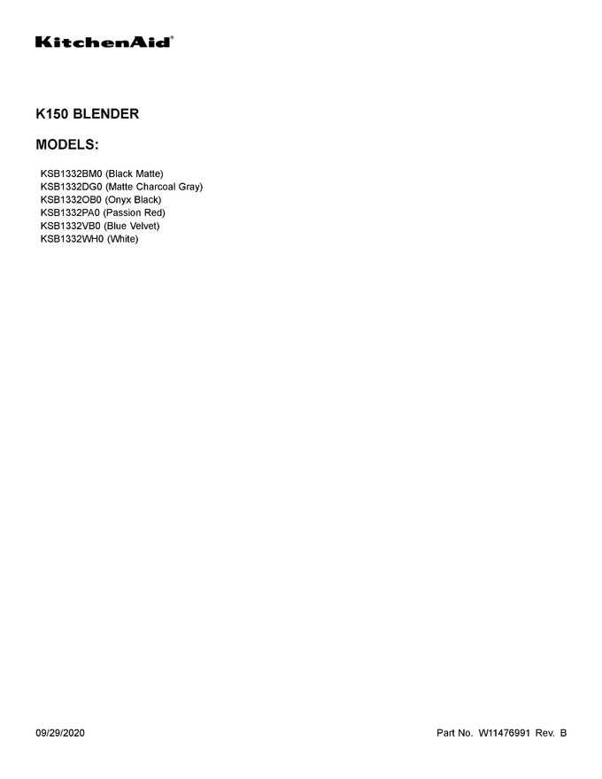 Diagram for KSB1332VB0