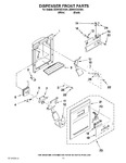 Diagram for 08 - Dispenser Front Parts