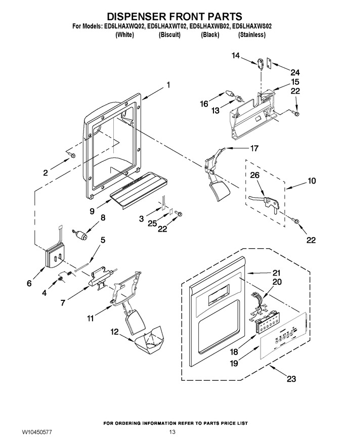 Diagram for ED5LHAXWT02
